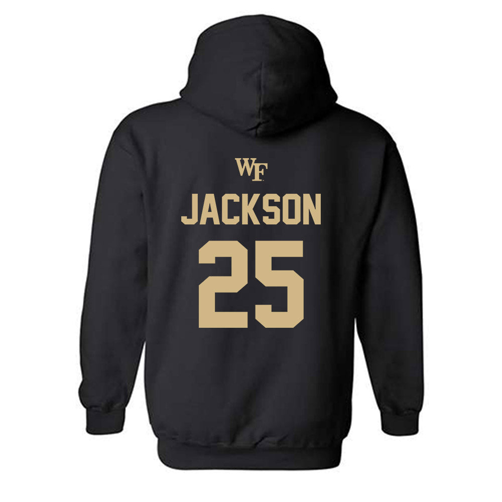 Wake Forest - NCAA Men's Soccer : Will Jackson - Sports Shersey Hooded Sweatshirt