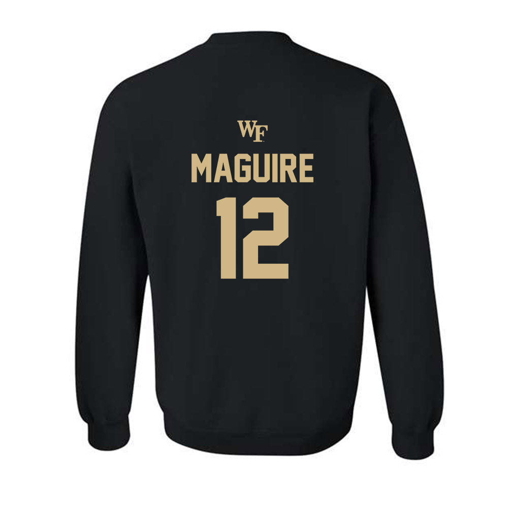 Wake Forest - NCAA Women's Soccer : Aislynn Maguire - Sports Shersey Crewneck Sweatshirt-1