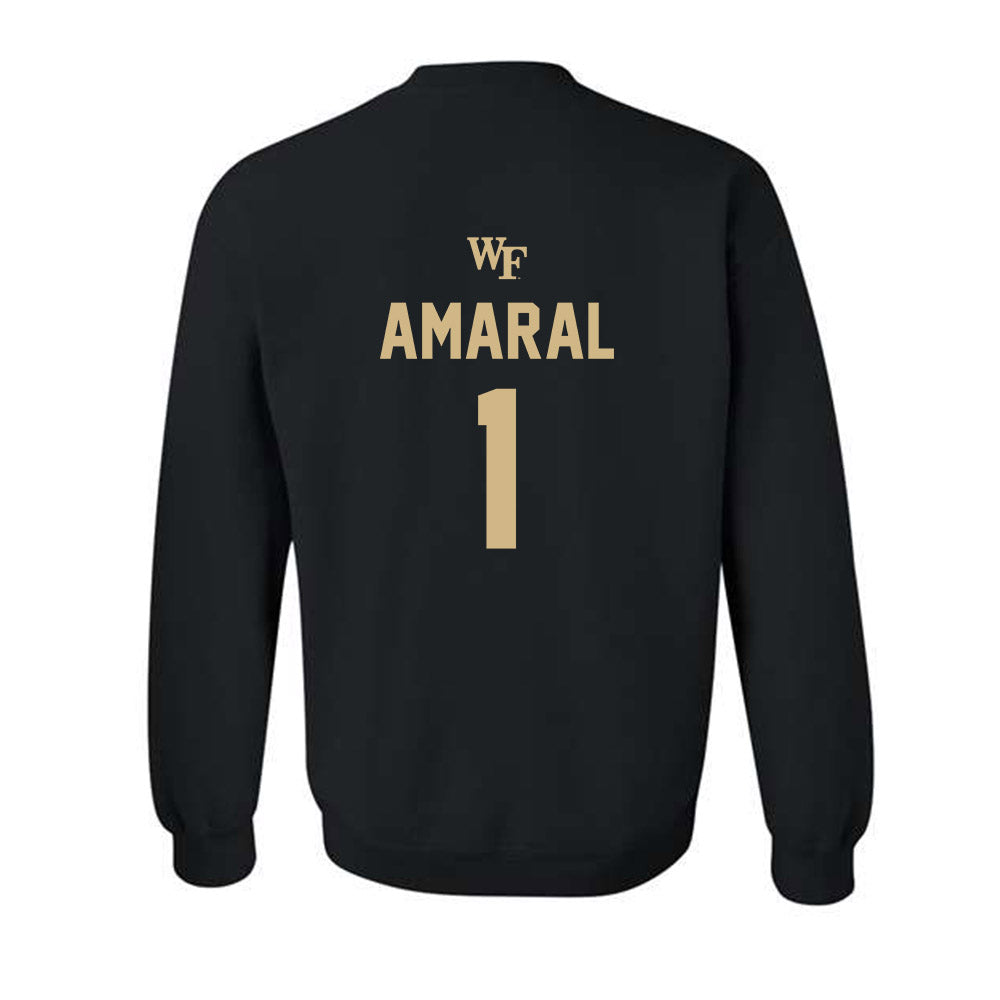 Wake Forest - NCAA Women's Soccer : Valentina Amaral - Sports Shersey Crewneck Sweatshirt