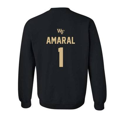 Wake Forest - NCAA Women's Soccer : Valentina Amaral - Sports Shersey Crewneck Sweatshirt