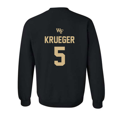 Wake Forest - NCAA Men's Soccer : Daniel Krueger - Sports Shersey Crewneck Sweatshirt