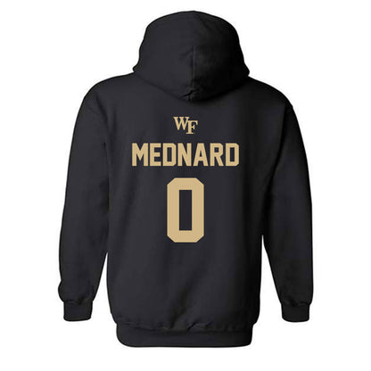 Wake Forest - NCAA Men's Soccer : Jonah Mednard - Sports Shersey Hooded Sweatshirt