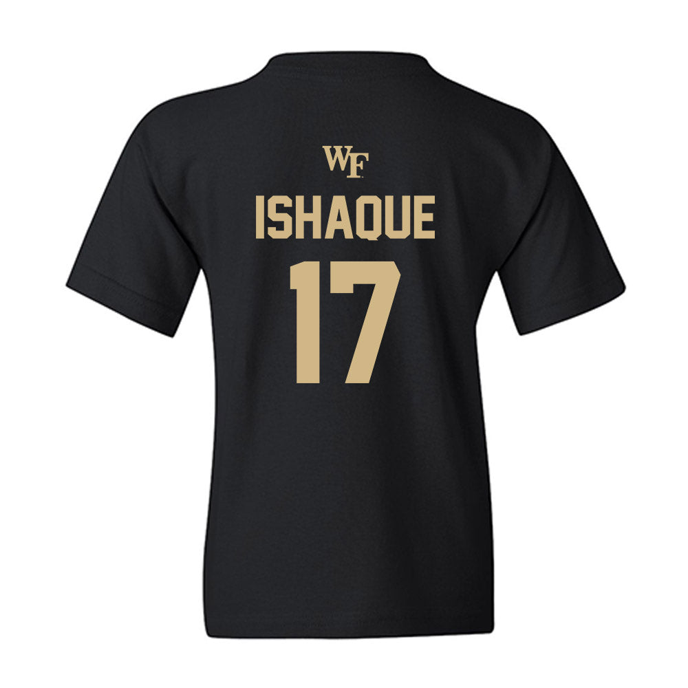 Wake Forest - NCAA Women's Soccer : Zaiba Ishaque - Sports Shersey Youth T-Shirt-1