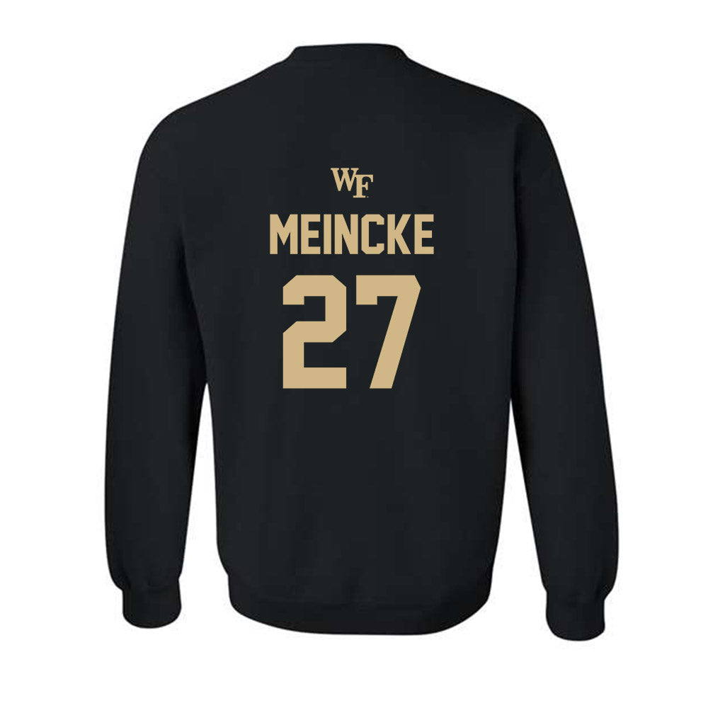 Wake Forest - NCAA Women's Soccer : Alicia Meincke - Sports Shersey Crewneck Sweatshirt-1