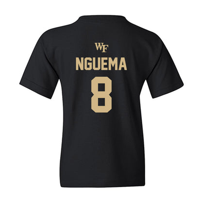 Wake Forest - NCAA Men's Soccer : David Nguema - Sports Shersey Youth T-Shirt-1