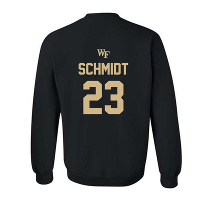 Wake Forest - NCAA Women's Soccer : Allie Schmidt - Sports Shersey Crewneck Sweatshirt-1