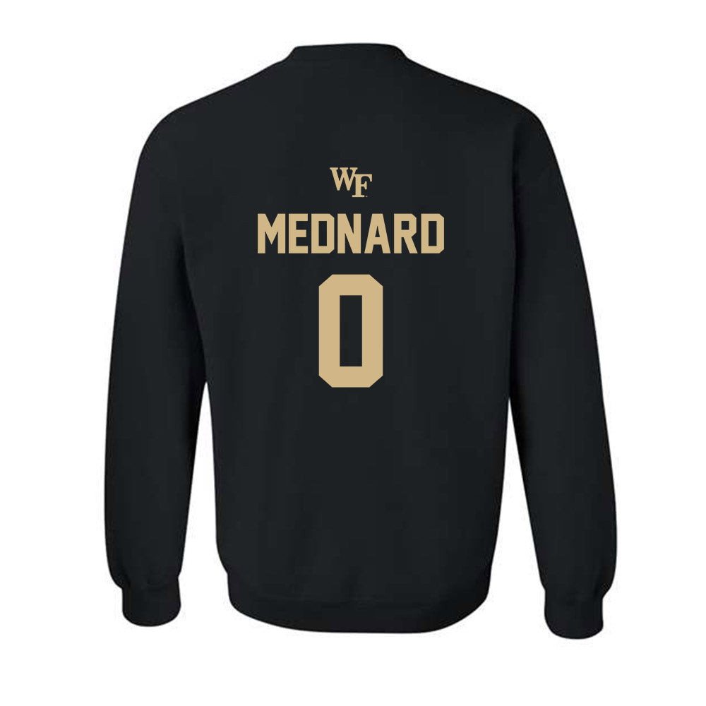 Wake Forest - NCAA Men's Soccer : Jonah Mednard - Sports Shersey Crewneck Sweatshirt