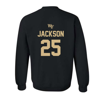 Wake Forest - NCAA Men's Soccer : Will Jackson - Sports Shersey Crewneck Sweatshirt