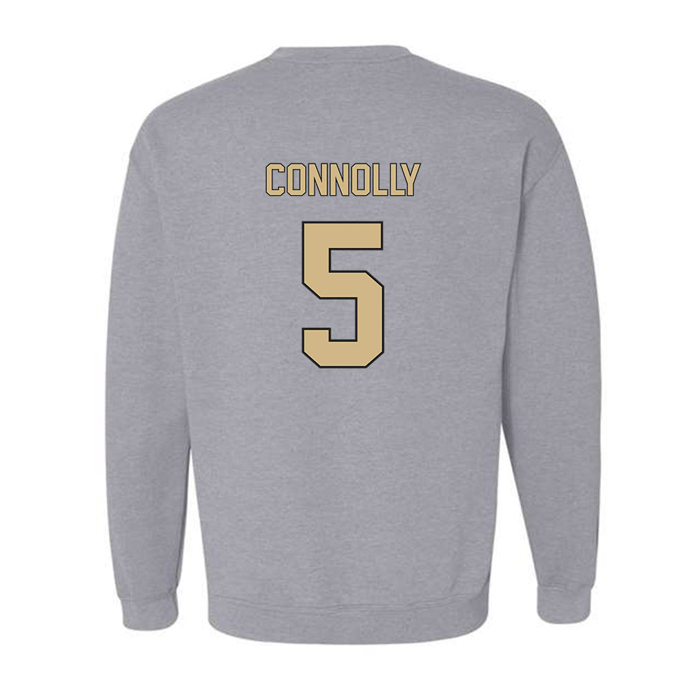 Wake Forest - NCAA Baseball : Brian Connolly - Fashion Shersey Crewneck Sweatshirt-1