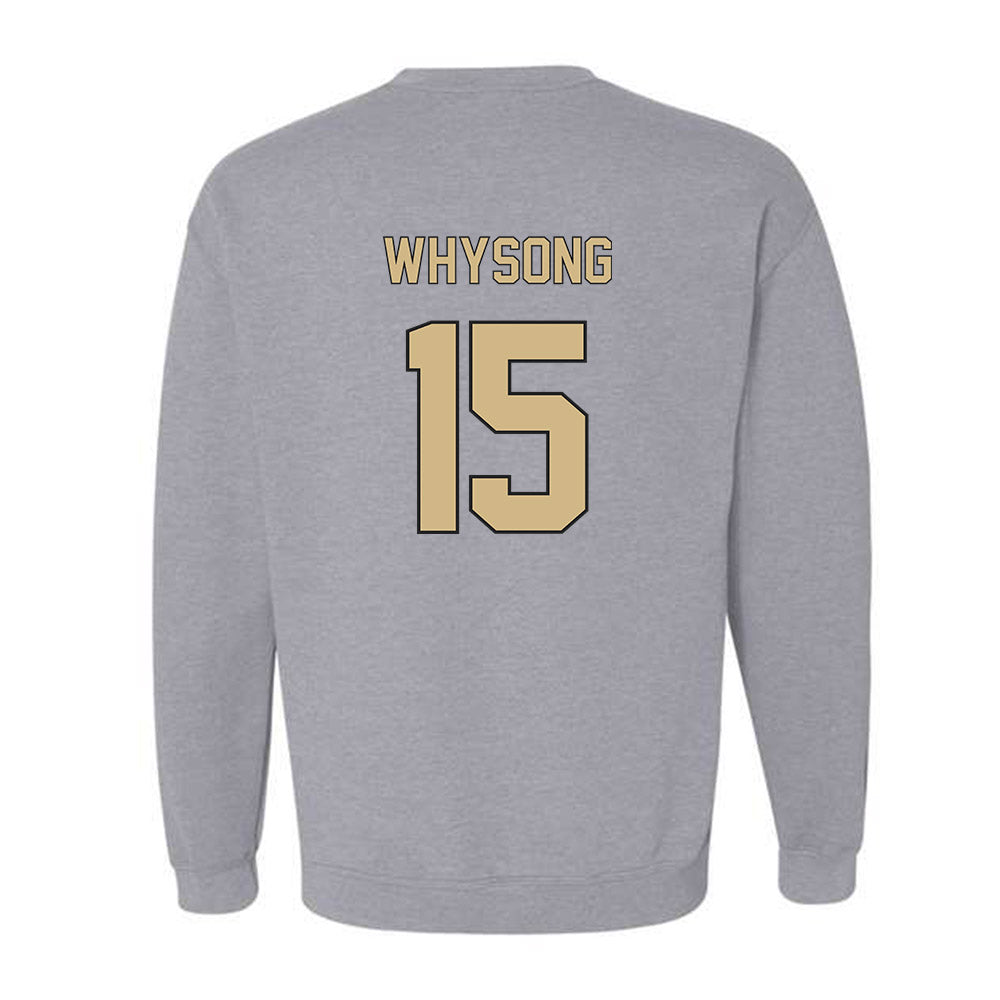 Wake Forest - NCAA Baseball : Nate Whysong - Fashion Shersey Crewneck Sweatshirt-1