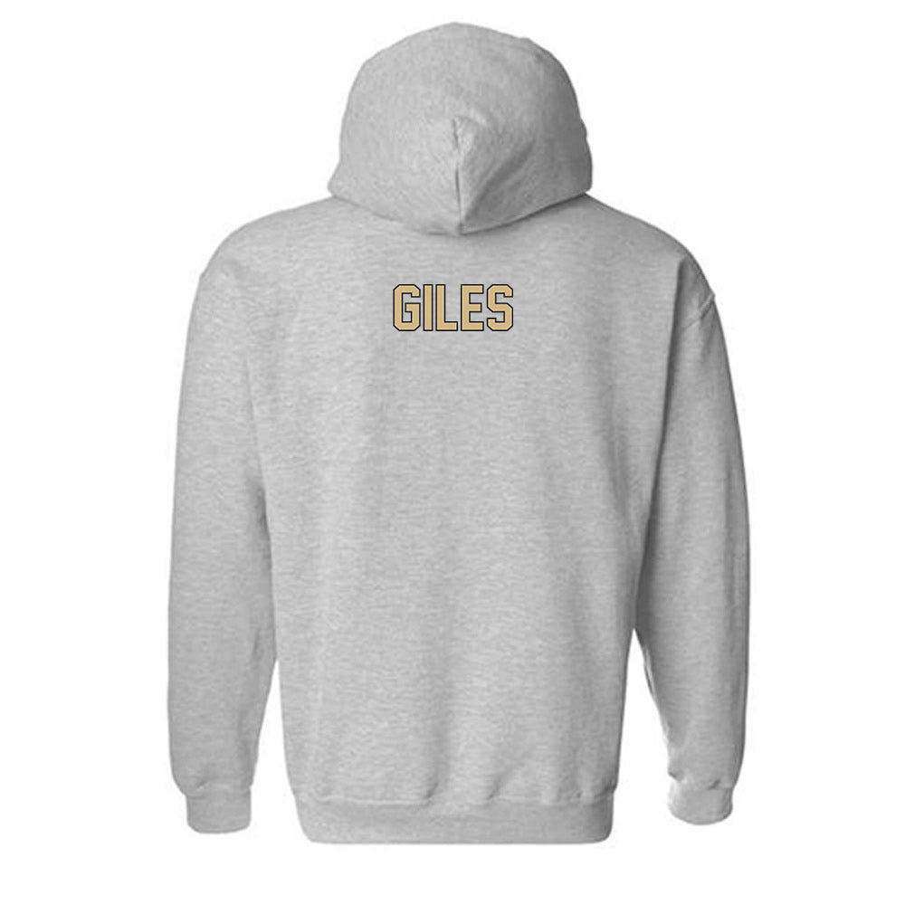 Wake Forest - NCAA Women's Track & Field : Ashlyn Giles - Fashion Shersey Hooded Sweatshirt-1