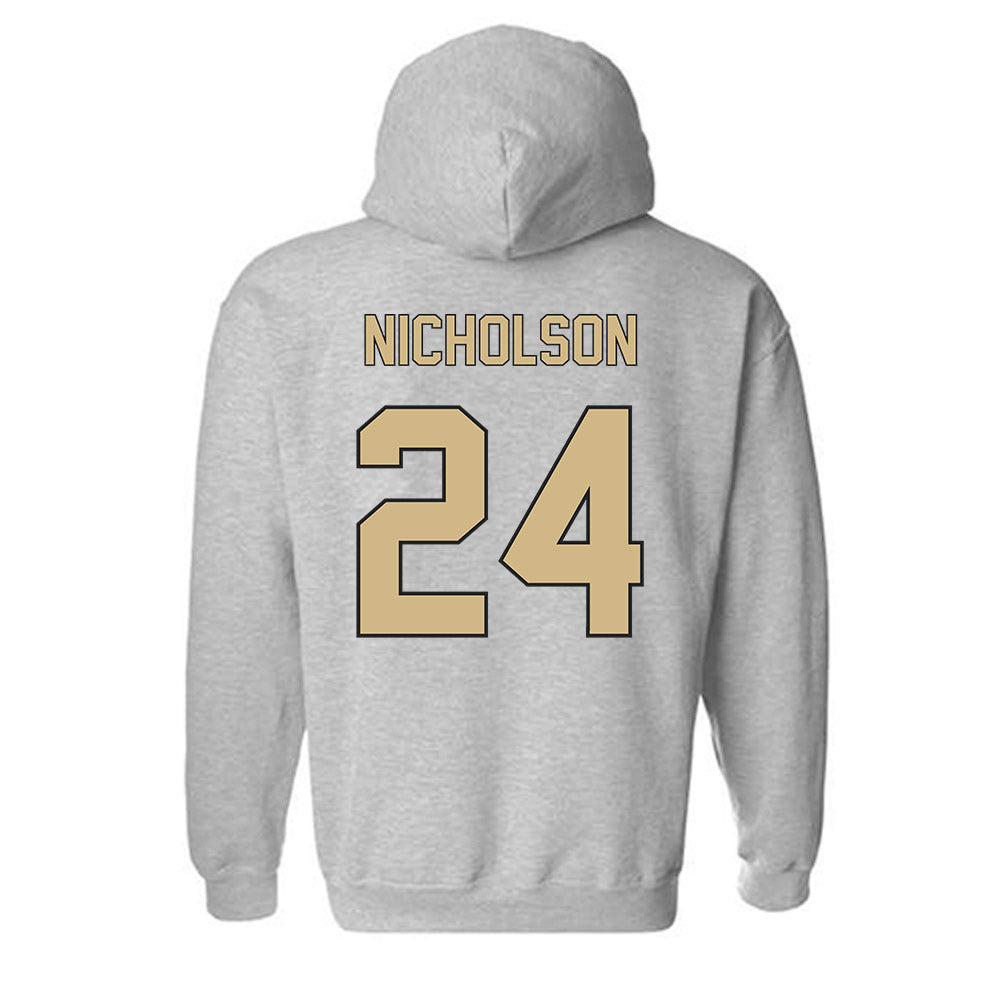 Wake Forest - NCAA Baseball : Grant Nicholson - Fashion Shersey Hooded Sweatshirt-1