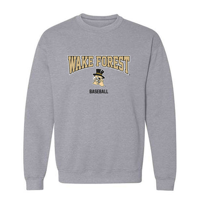 Wake Forest - NCAA Baseball : James Keenan - Fashion Shersey Crewneck Sweatshirt-0