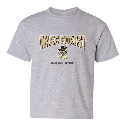Wake Forest - NCAA Men's Track & Field : Hunter Jones - Fashion Shersey Youth T-Shirt-0