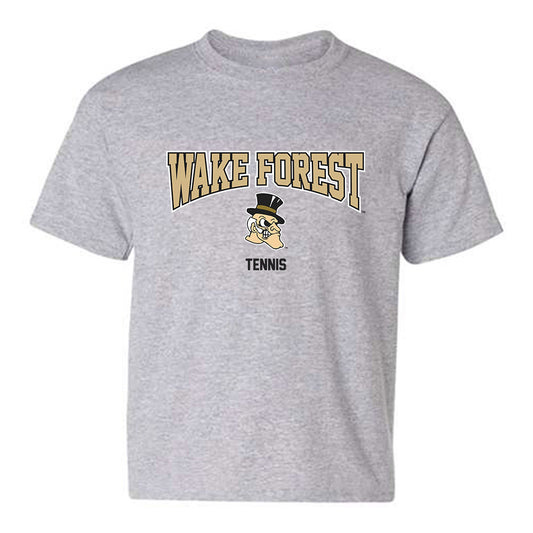 Wake Forest - NCAA Men's Tennis : Andrew Delgado - Fashion Shersey Youth T-Shirt-0