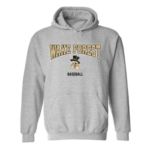 Wake Forest - NCAA Baseball : Luke Schmolke - Hooded Sweatshirt Classic Shersey