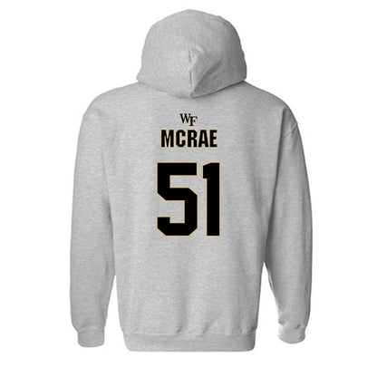 Wake Forest - NCAA Football : Devin McRae - Hooded Sweatshirt Classic Shersey