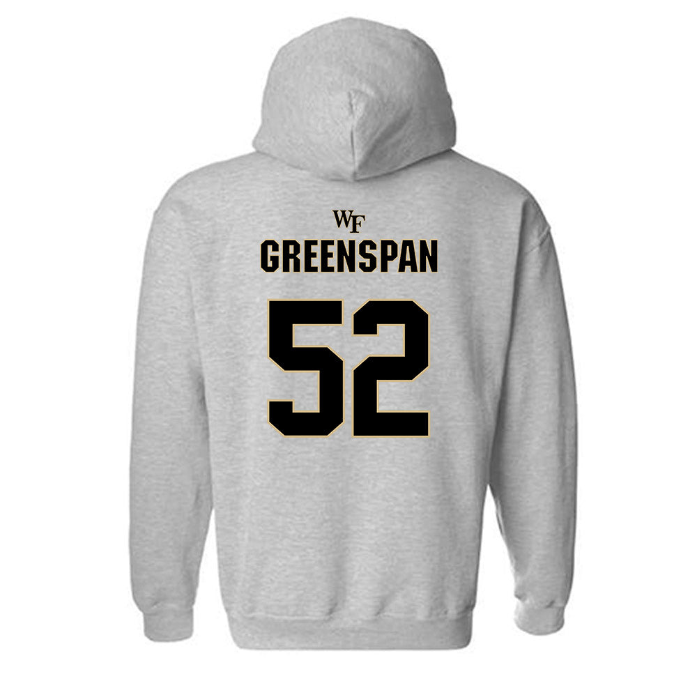 Wake Forest - NCAA Football : Sam Greenspan - Hooded Sweatshirt