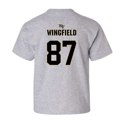 Wake Forest - NCAA Football : Charlie Wingfield - Fashion Shersey Youth T-Shirt-1