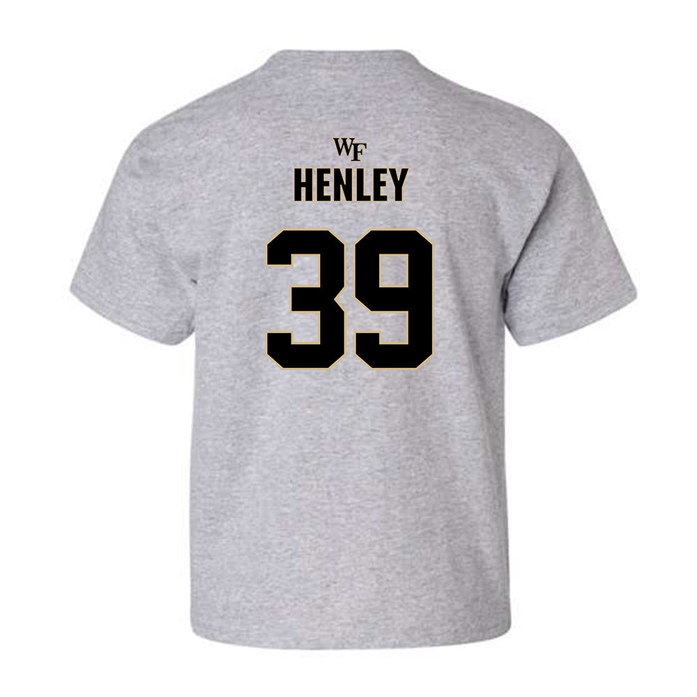 Wake Forest - NCAA Football : Ryan Henley - Youth T-Shirt