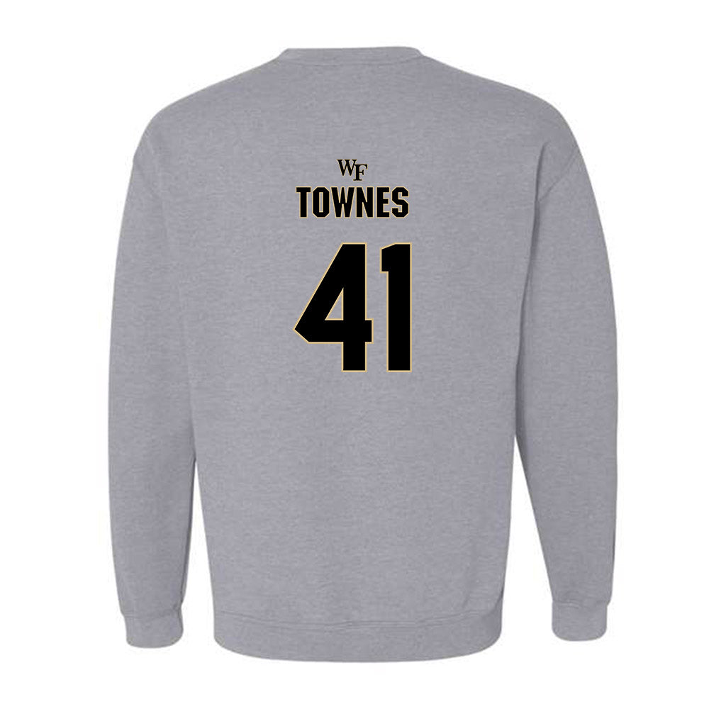 Wake Forest - NCAA Football : Kalil Townes - Fashion Shersey Crewneck Sweatshirt-1