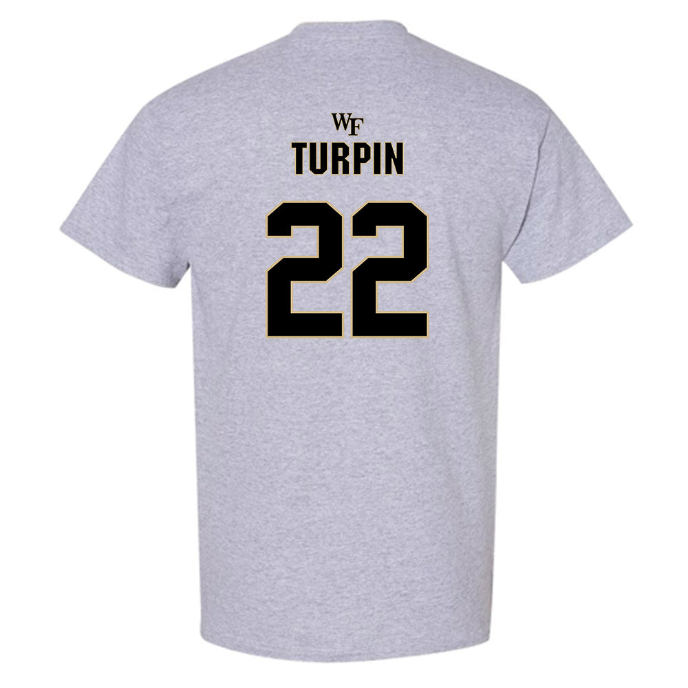 Wake Forest - NCAA Football : Myles Turpin - Fashion Shersey T-Shirt-1