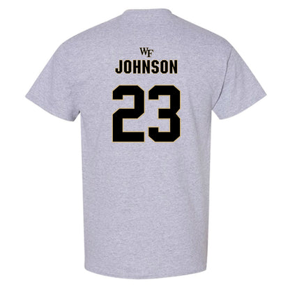 Wake Forest - NCAA Football : Braylon Johnson - Fashion Shersey T-Shirt-1