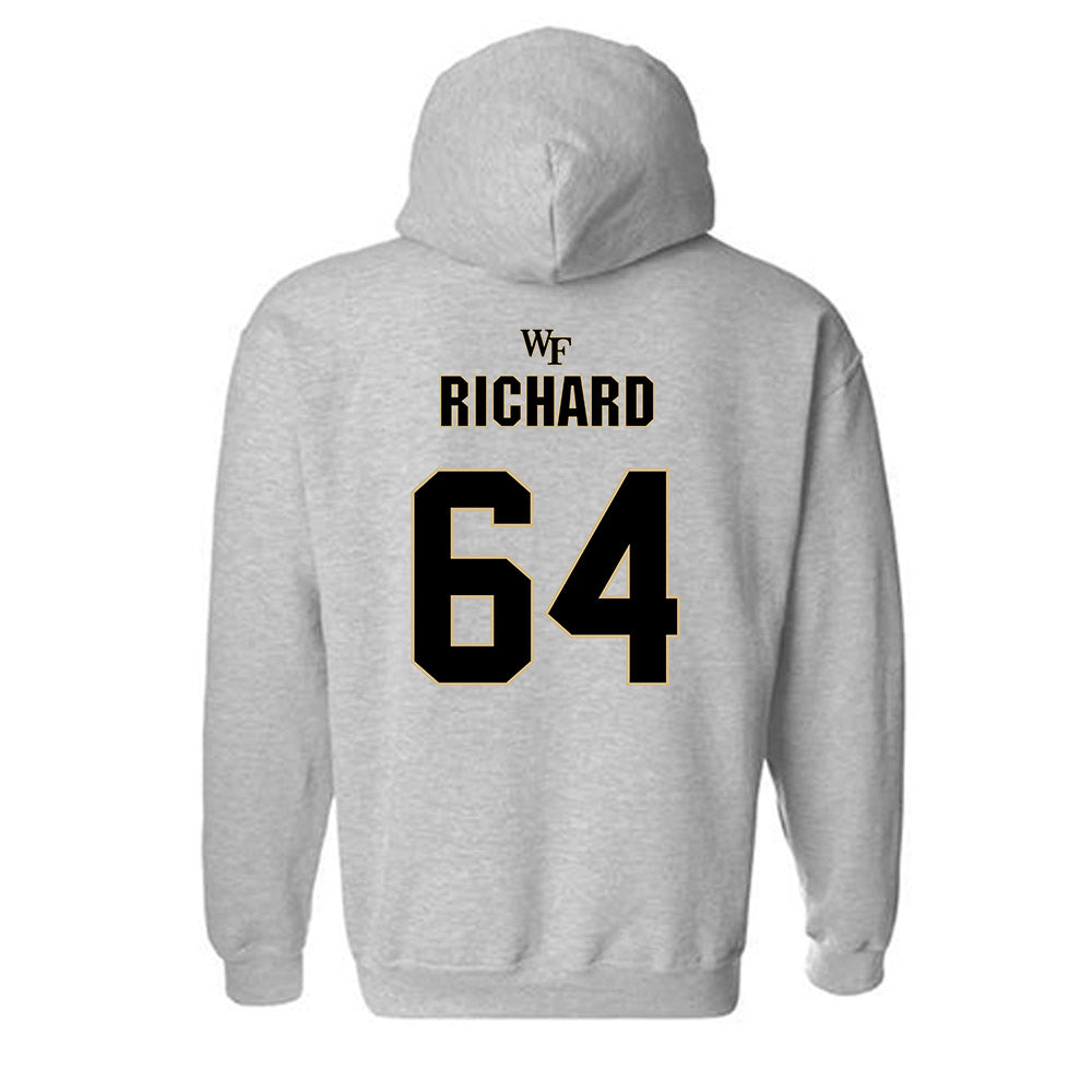 Wake Forest - NCAA Football : Clinton Richard - Hooded Sweatshirt Classic Shersey