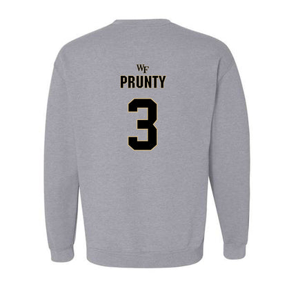 Wake Forest - NCAA Football : Karon Prunty - Fashion Shersey Crewneck Sweatshirt-1