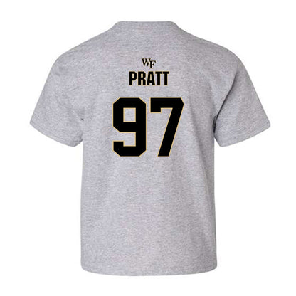 Wake Forest - NCAA Football : Josiah Pratt - Fashion Shersey Youth T-Shirt-1