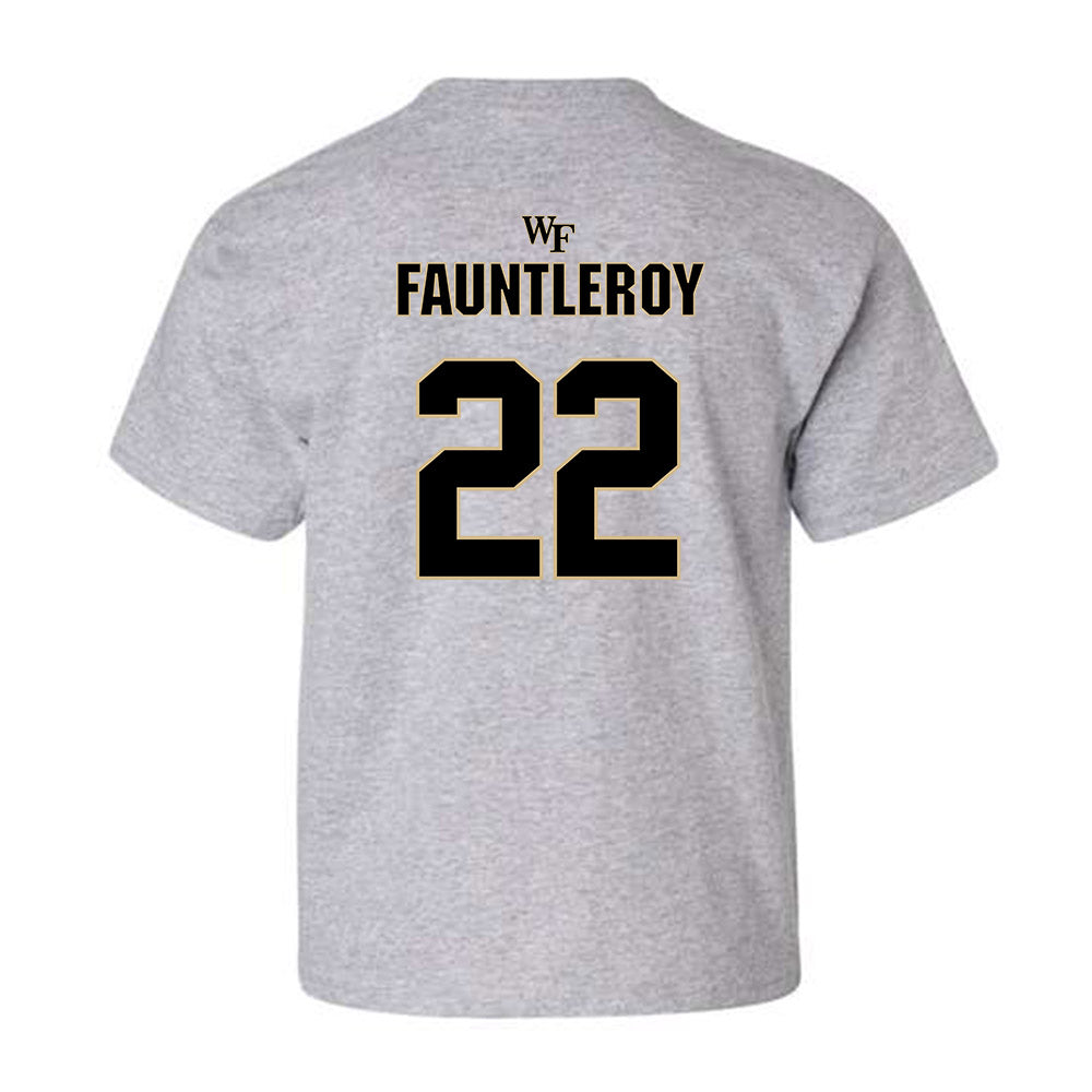 Wake Forest - NCAA Football : Kennedy Fauntleroy - Youth T-Shirt