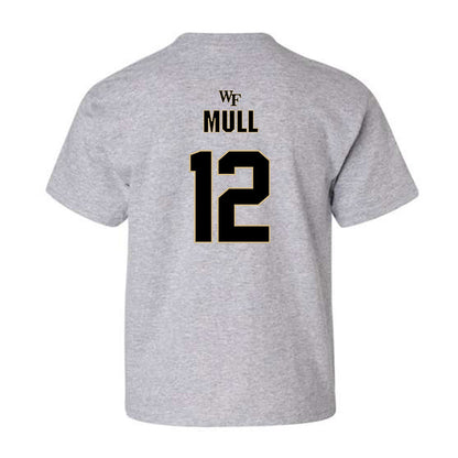 Wake Forest - NCAA Football : Jaxon Mull - Youth T-Shirt