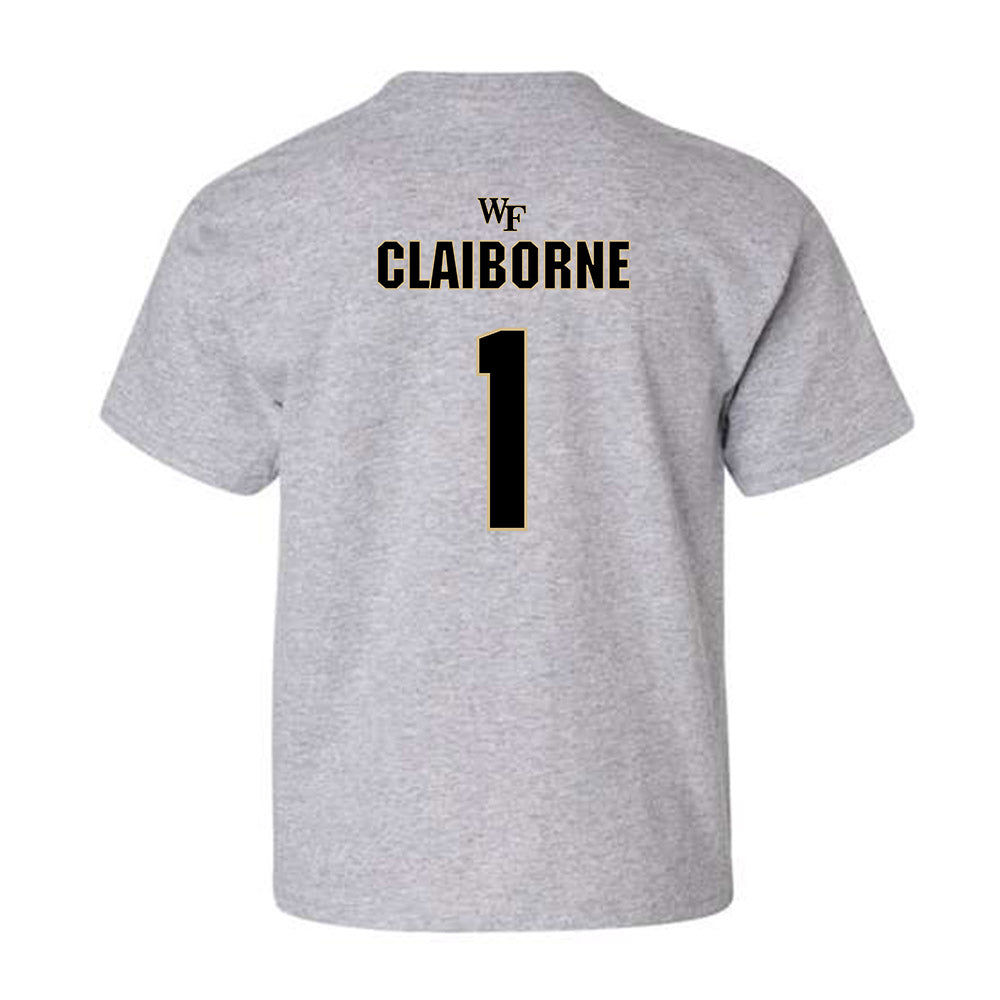 Wake Forest - NCAA Football : Demond Claiborne - Youth T-Shirt