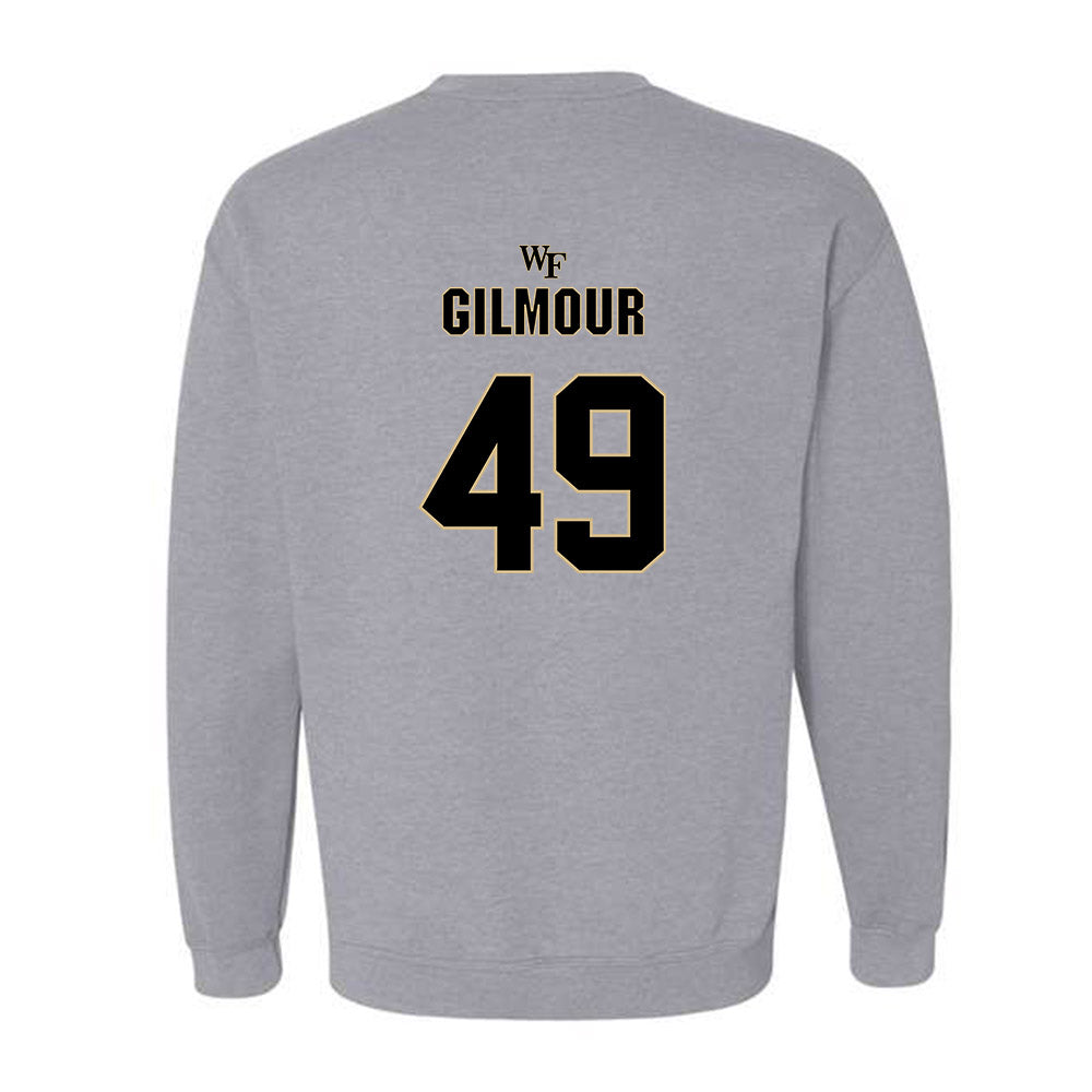 Wake Forest - NCAA Football : Eli Gilmour - Fashion Shersey Crewneck Sweatshirt-1