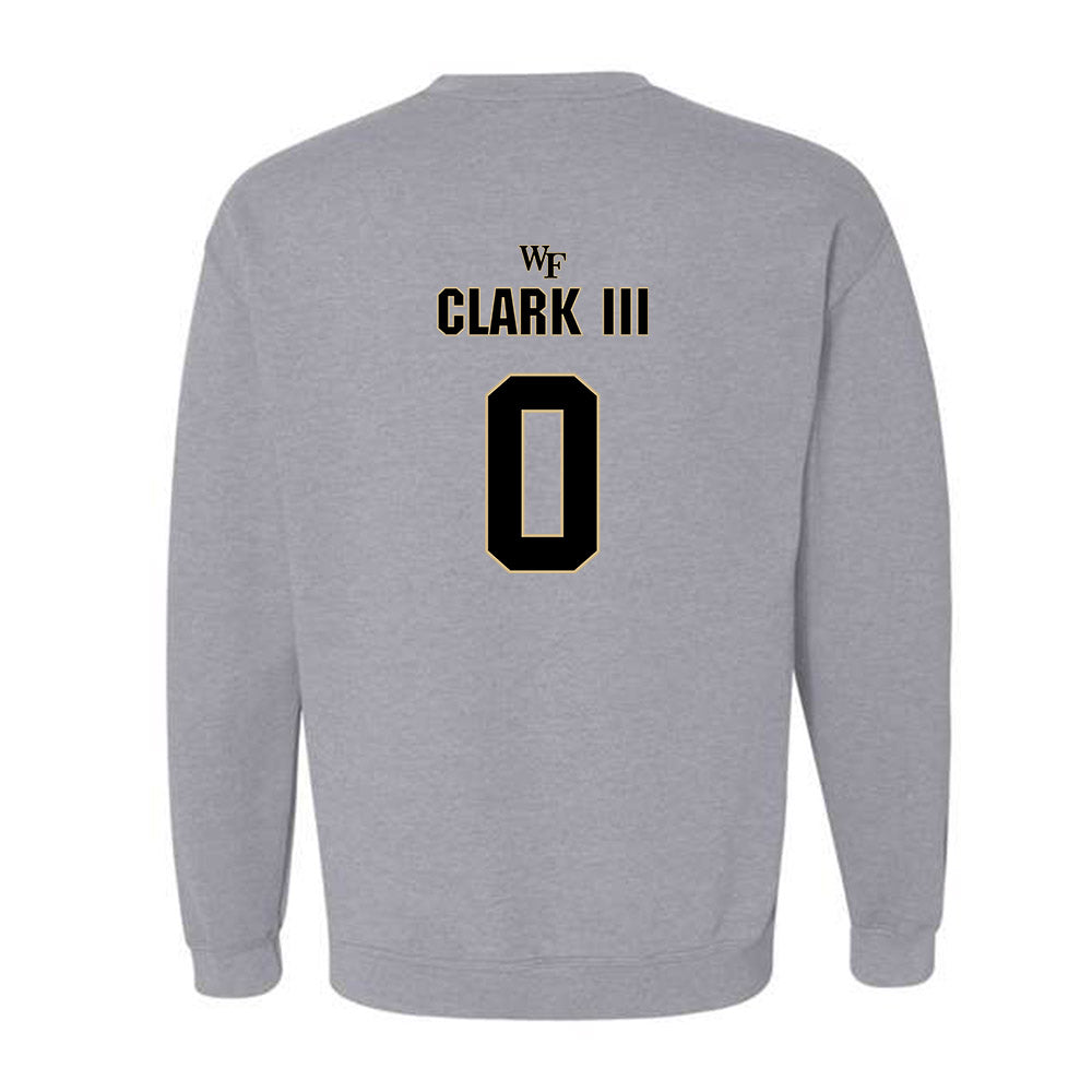 Wake Forest - NCAA Football : Ty Clark III - Fashion Shersey Crewneck Sweatshirt-1