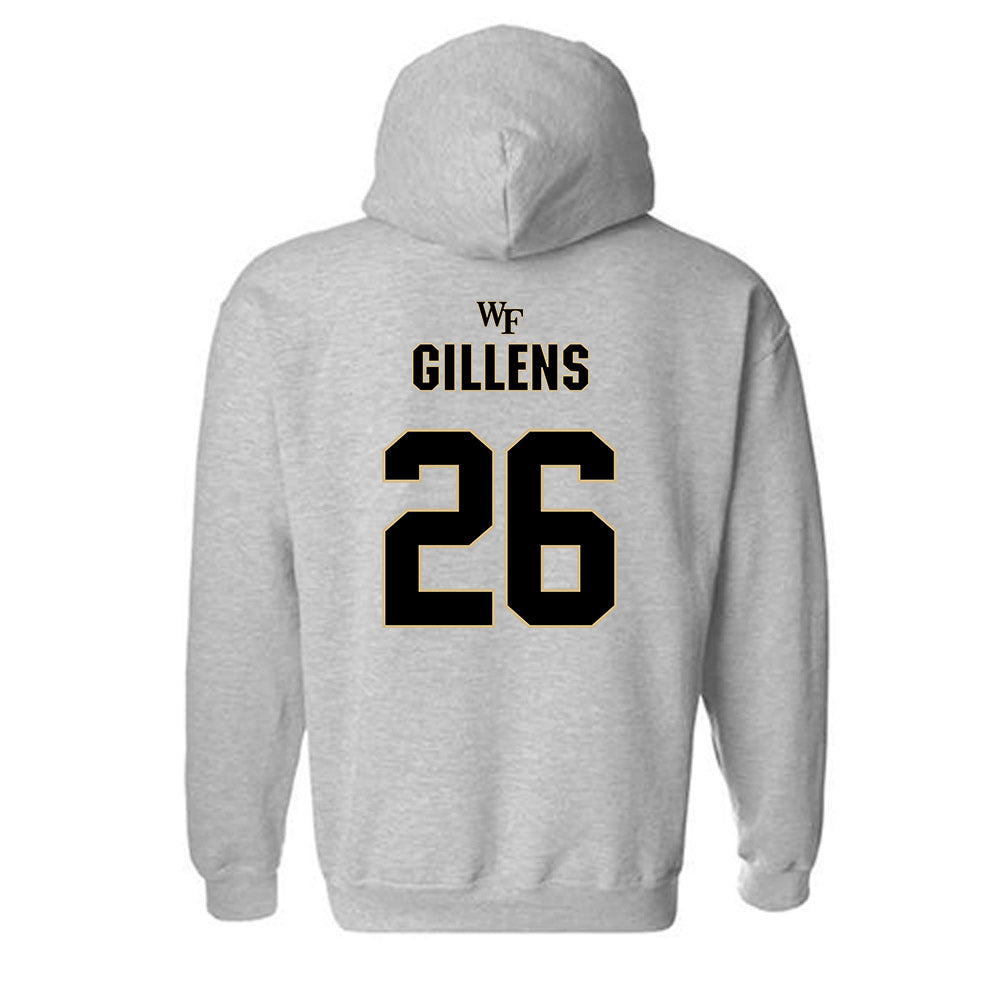 Wake Forest - NCAA Football : Fredrick Gillens - Fashion Shersey Hooded Sweatshirt-1