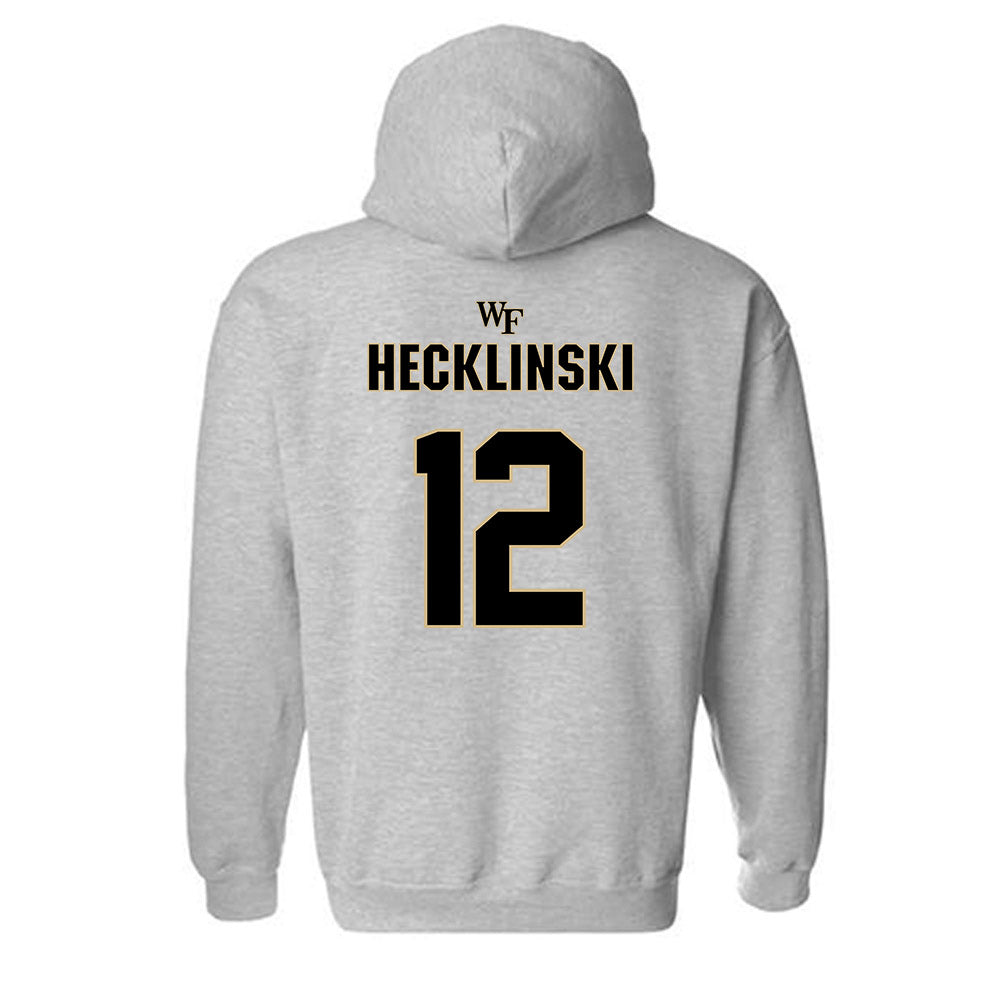 Wake Forest - NCAA Football : Jeremy Hecklinski - Hooded Sweatshirt Classic Shersey