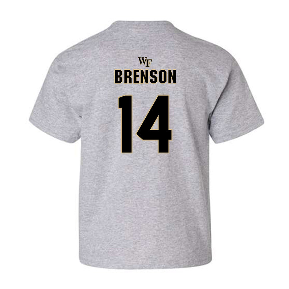 Wake Forest - NCAA Football : Chevalier Brenson - Fashion Shersey Youth T-Shirt-1