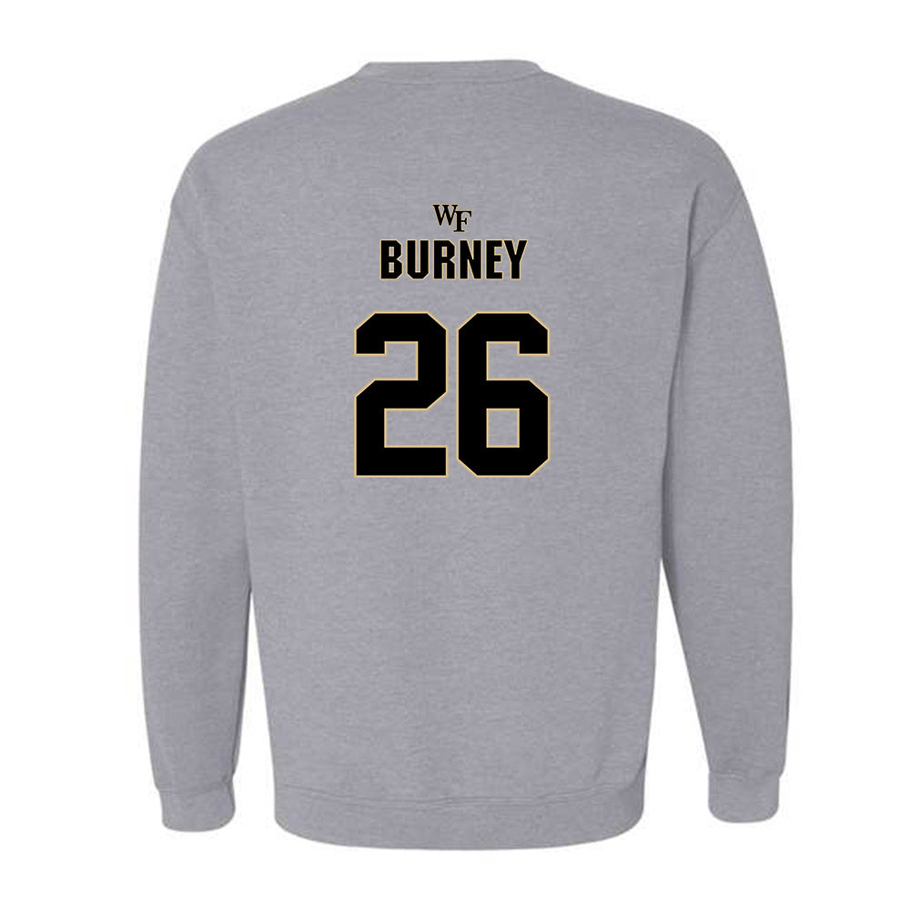 Wake Forest - NCAA Football : Tayshaun Burney - Crewneck Sweatshirt Classic Shersey