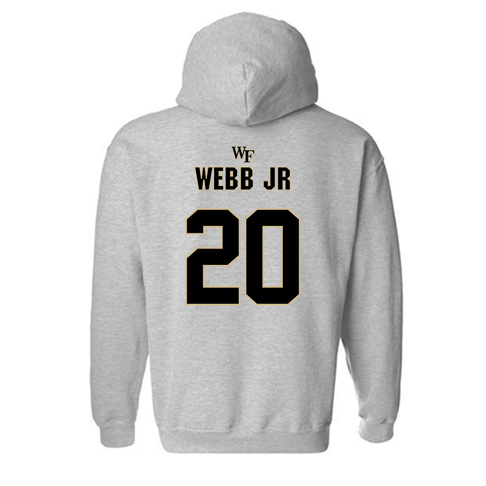 Wake Forest - NCAA Football : Lardarius Webb Jr - Fashion Shersey Hooded Sweatshirt-1