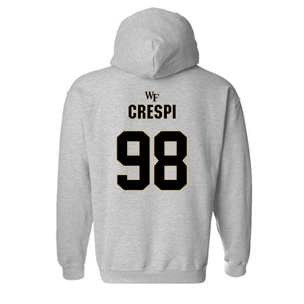 Wake Forest - NCAA Football : Wyatt Crespi - Hooded Sweatshirt