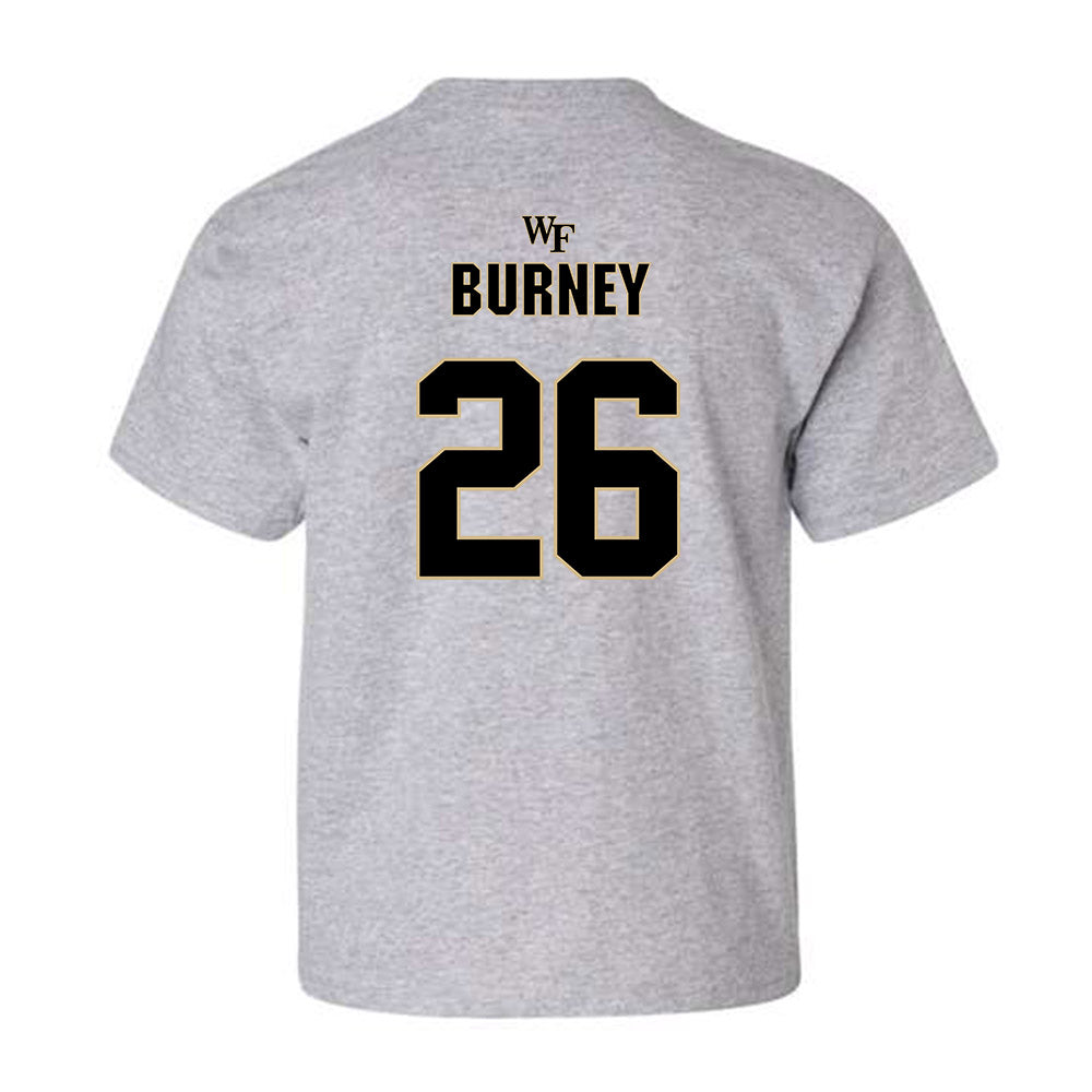 Wake Forest - NCAA Football : Tayshaun Burney - Youth T-Shirt Classic Shersey