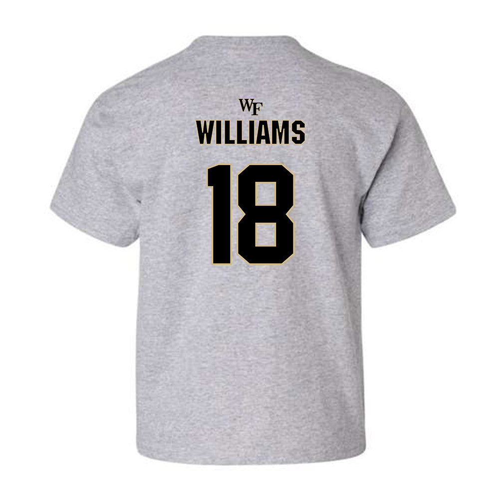 Wake Forest - NCAA Football : BJ Williams - Youth T-Shirt