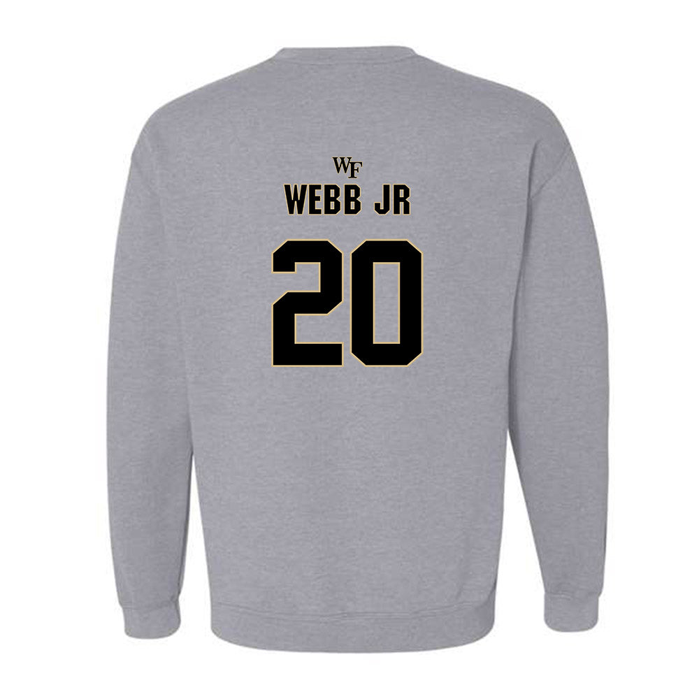 Wake Forest - NCAA Football : Lardarius Webb Jr - Fashion Shersey Crewneck Sweatshirt-1