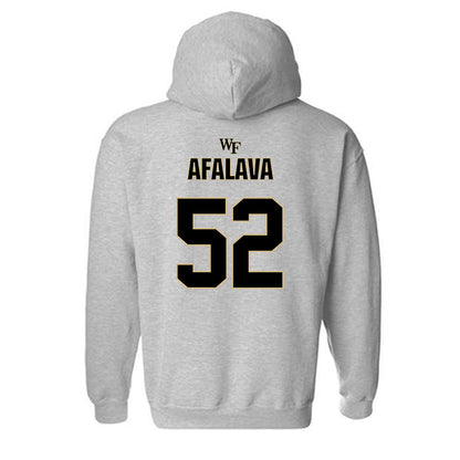 Wake Forest - NCAA Football : Dallas Afalava - Fashion Shersey Hooded Sweatshirt-1