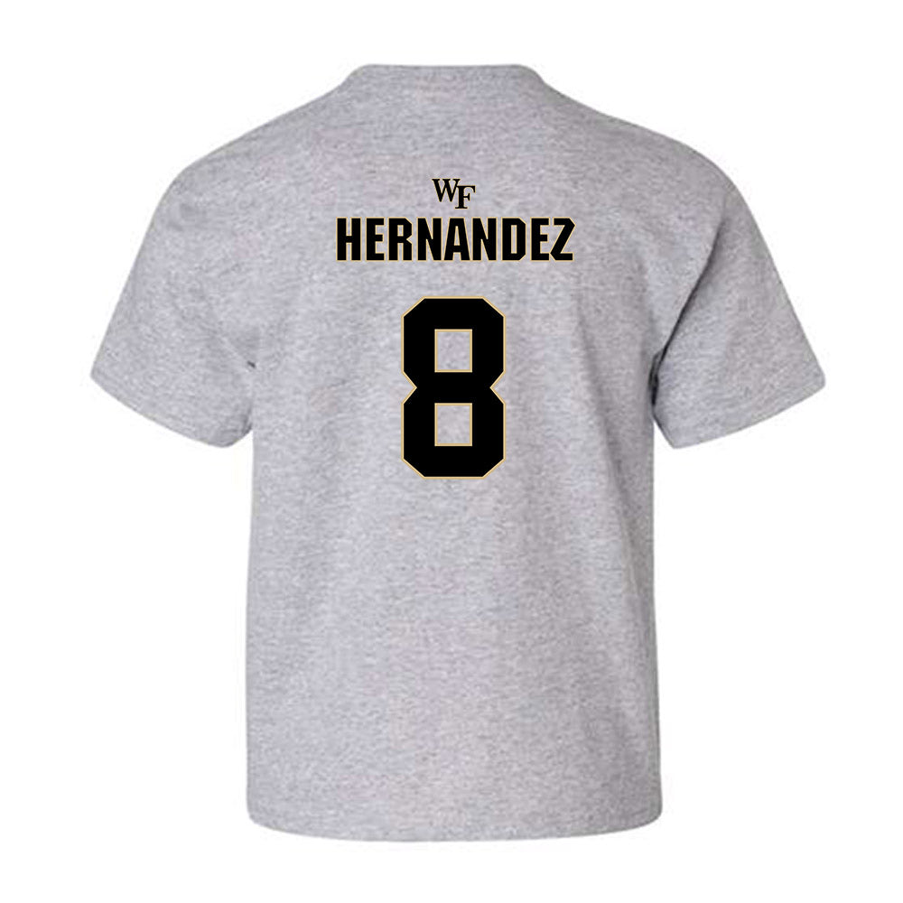 Wake Forest - NCAA Football : Carlos Hernandez - Fashion Shersey Youth T-Shirt-1