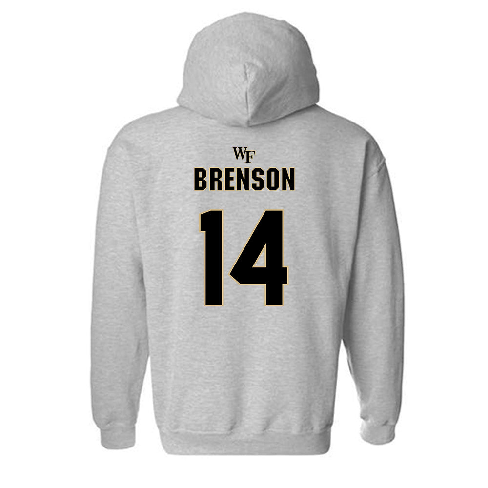 Wake Forest - NCAA Football : Chevalier Brenson - Fashion Shersey Hooded Sweatshirt-1