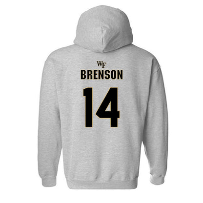 Wake Forest - NCAA Football : Chevalier Brenson - Fashion Shersey Hooded Sweatshirt-1