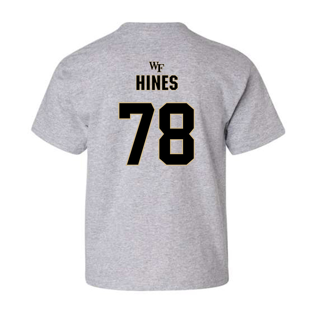 Wake Forest - NCAA Football : Jack Hines - Youth T-Shirt