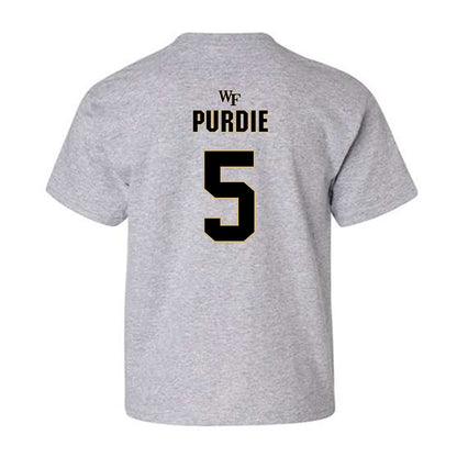 Wake Forest - NCAA Football : Deshawn Purdie - Fashion Shersey Youth T-Shirt-1
